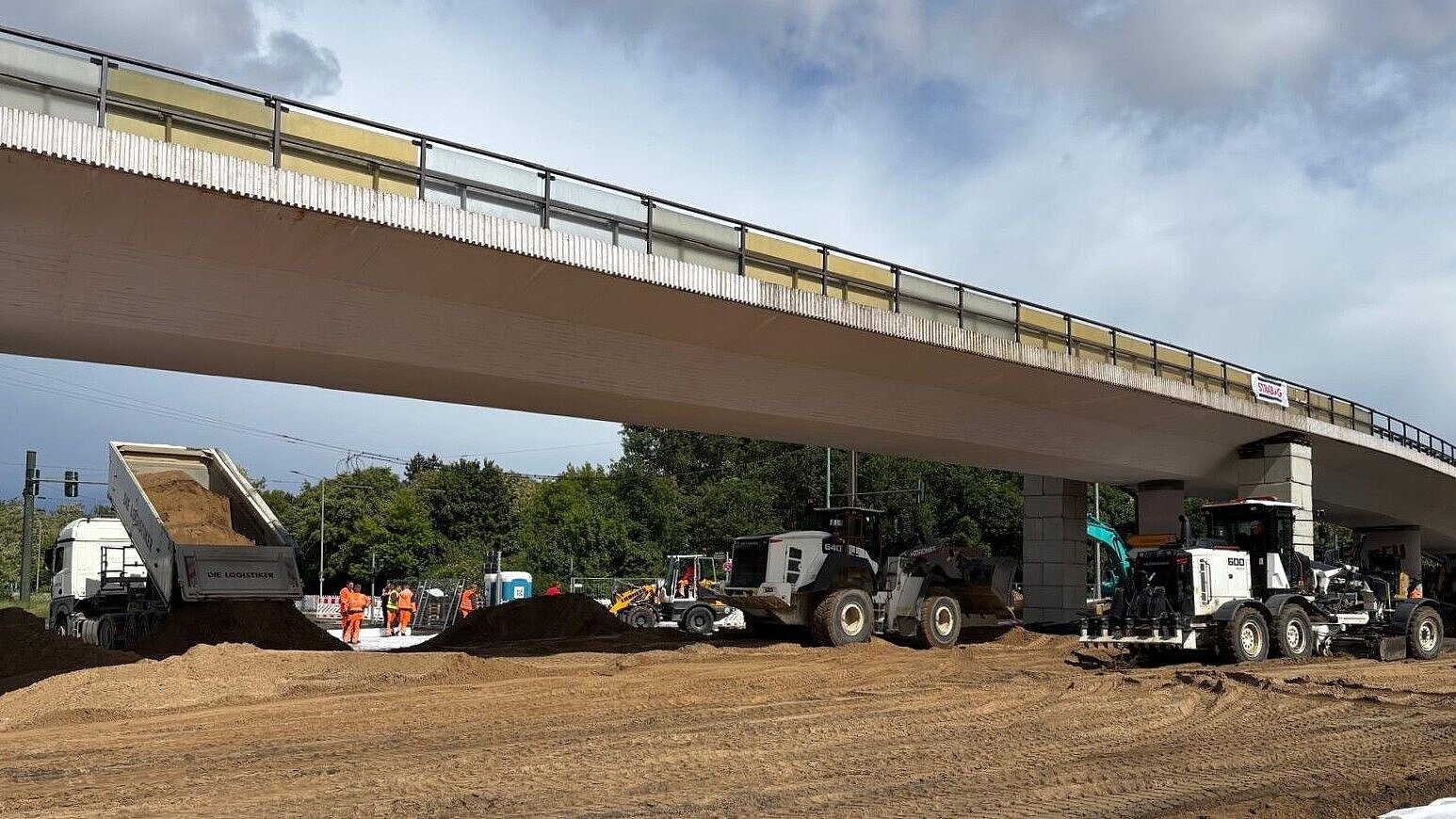 Brückenabriss An der Wuhlheide Brückenabriss An der Wuhlheide