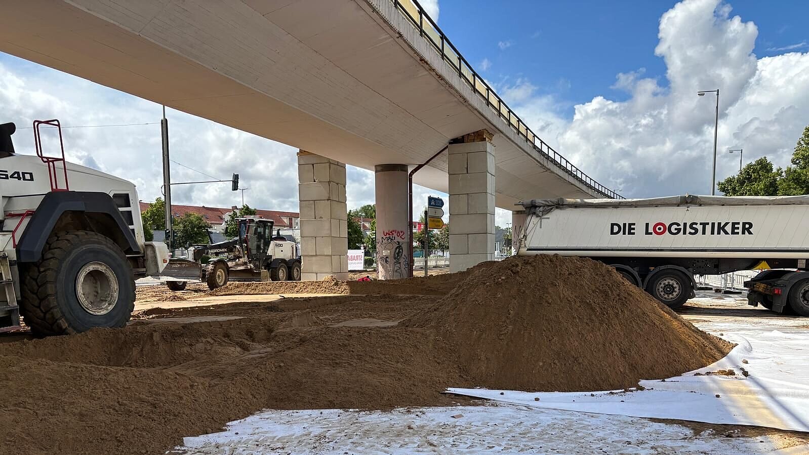 Brückenabriss An der Wuhlheide Brückenabriss An der Wuhlheide